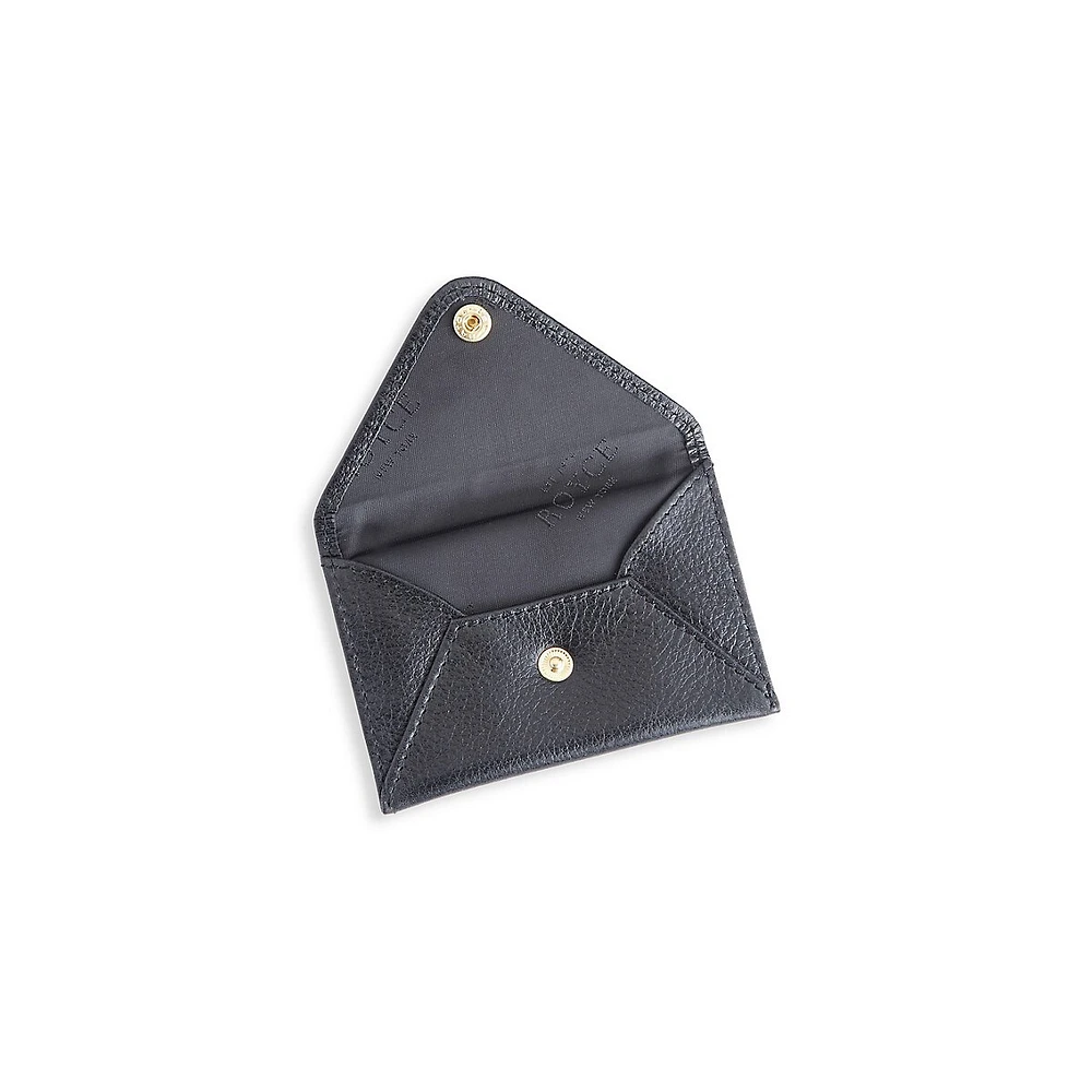 Leather Envelope Card Case