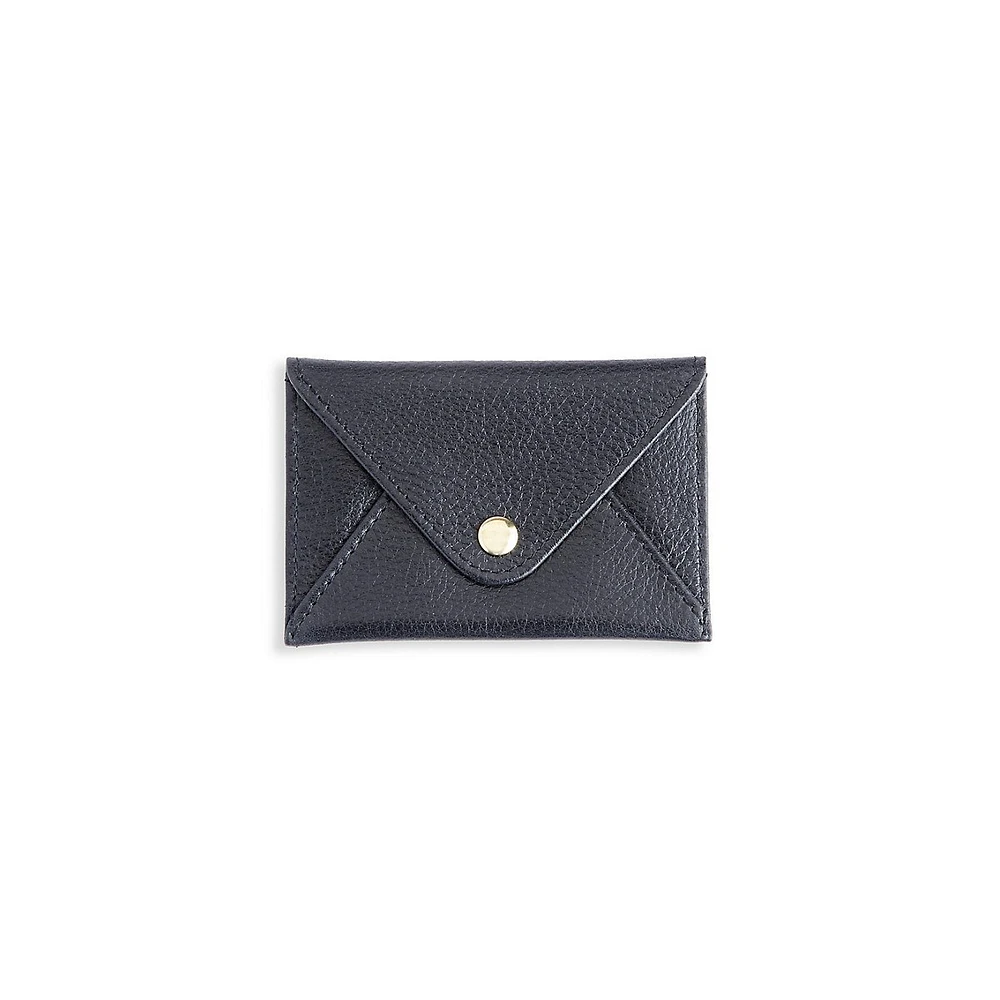 Leather Envelope Card Case