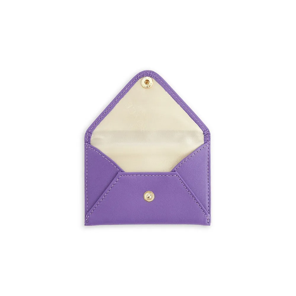 Leather Envelope Card Case