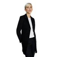 Womens Chelsea Wool Blend Overcoat