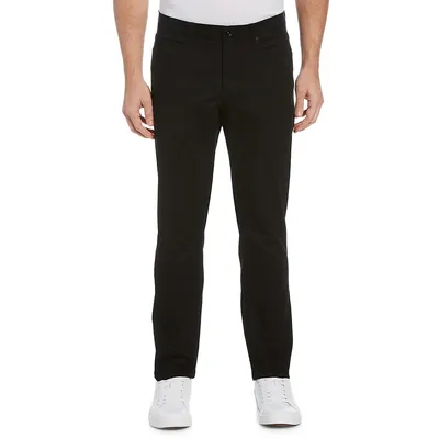 Slim-Fit Stretch Knit 5-Pocket Pants