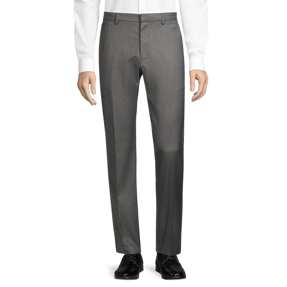 Slim-Fit Soft-Touch Non-Iron Dress Pants