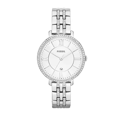 Jacqueline Date Stainless Steel Watch