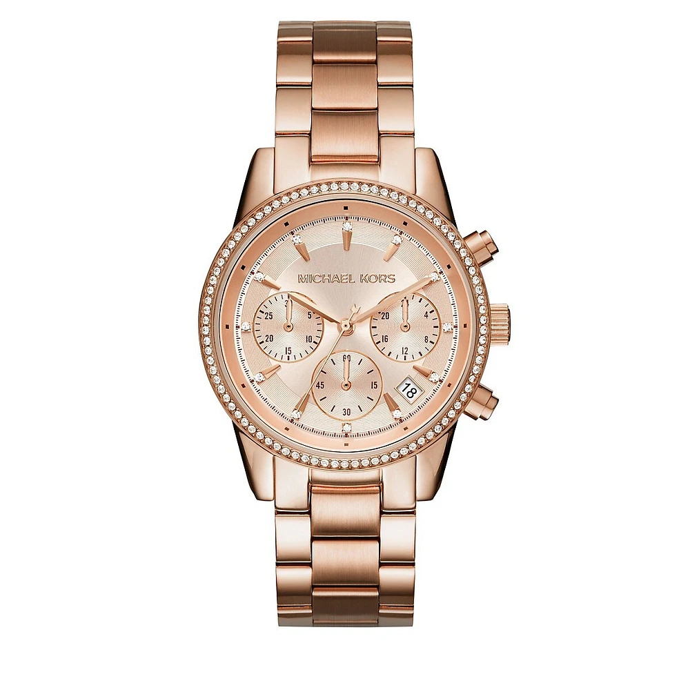 Montre-bracelet rose doré Ritz MK6357