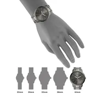 The Minimalist Three-Hand Stainless Steel Bracelet Watch