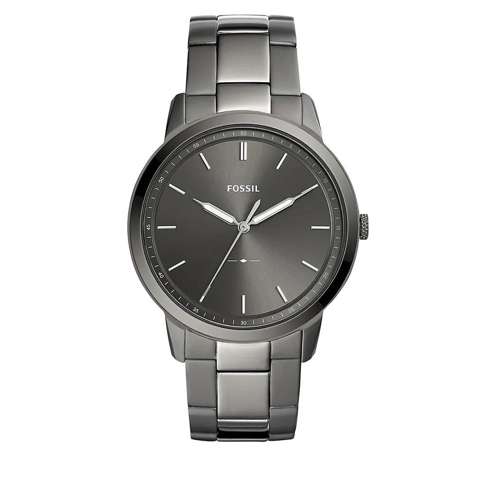 The Minimalist Three-Hand Stainless Steel Bracelet Watch