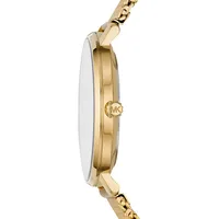Pyper Goldtone Stainless Steel Bracelet Watch MK4339