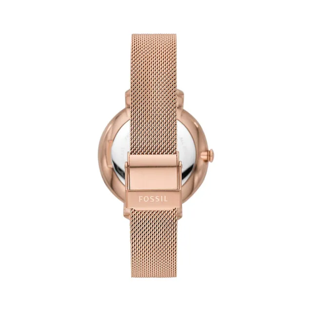 Fossil Jacqueline Date Rose Goldtone Stainless Steel Watch