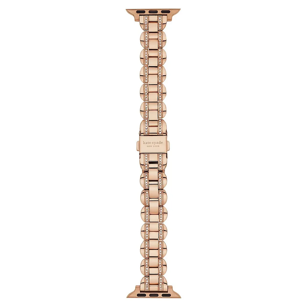 Kate Spade New York Rose Goldtone Stainless Steel Bracelet Band For Apple  Watch - 20MM ​KSS0089 | Square One