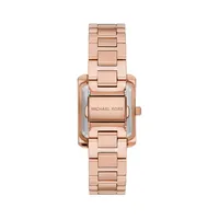 Emery Rose Goldtone Dial & Stainless Steel Bracelet Watch MK4641