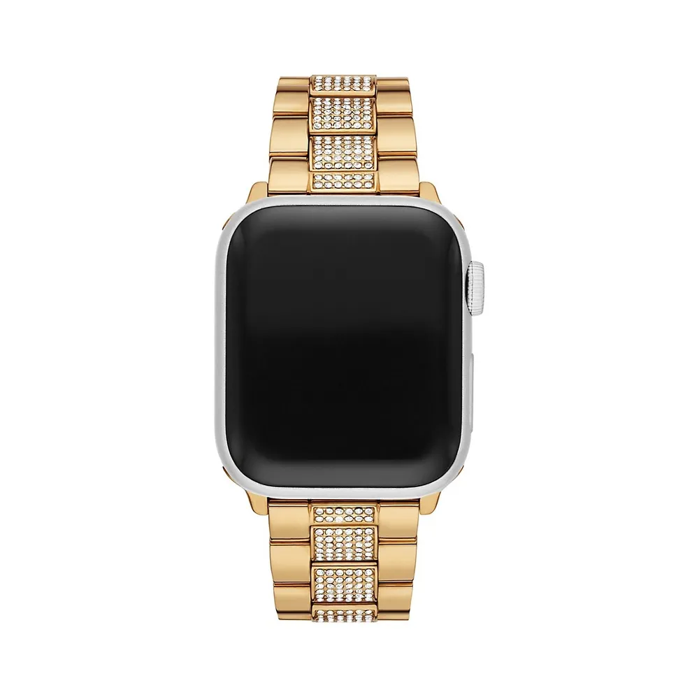 Goldtone Stainless Steel Band For Apple Watch - 18MM MKS8021