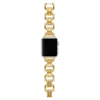 Eleanor Goldtone Stainless Steel Band For Apple Watch - 20MM TBS0071