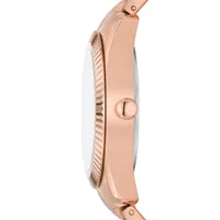 Scarlette 3-Hand Day-Date Rose-Goldtone Steel Bracelet Watch ES5200