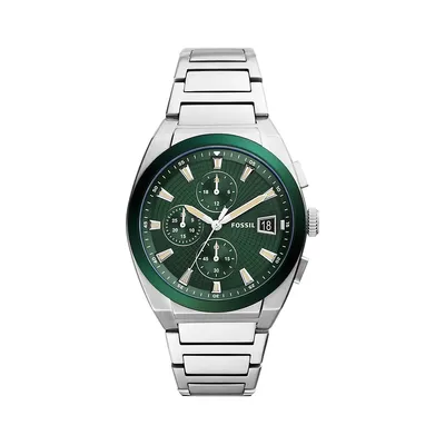 Montre-bracelet chronographe en acier inoxydable Everett, FS5964