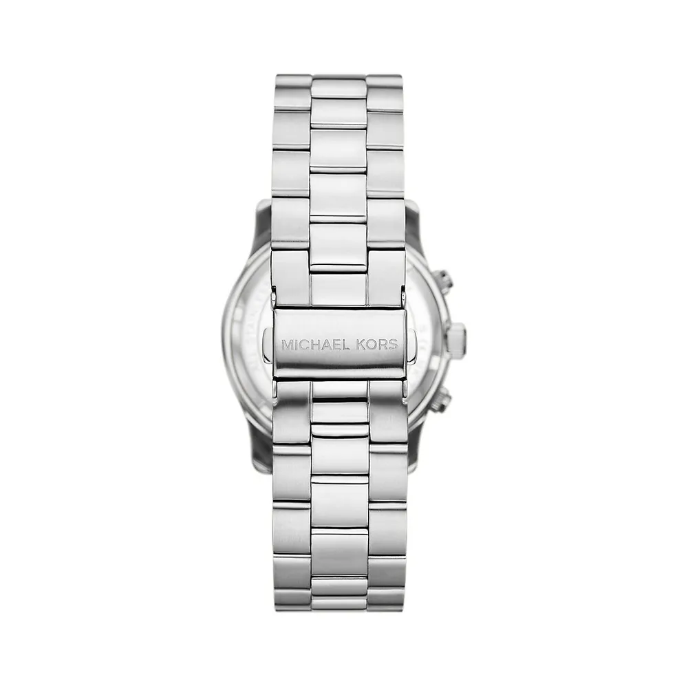 Runway Stainless Steel Chronograph Bracelet Watch​ MK7325