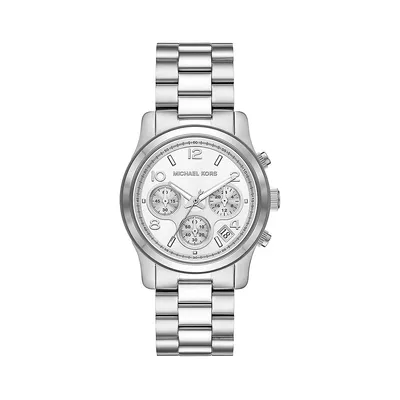 Runway Stainless Steel Chronograph Bracelet Watch​ MK7325