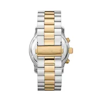Runway Two-Tone Stainless Steel Chronograph Bracelet Watch MK9075