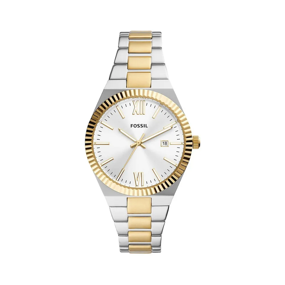 Scarlette Two-Tone Stainless Steel Bracelet Watch ES5259