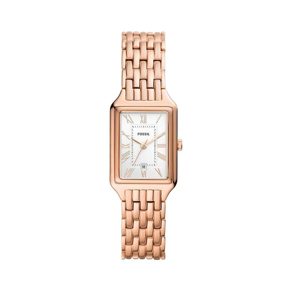 Raquel Rose-Goldtone Stainless Steel Bracelet Watch ES5271