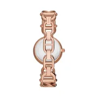 Carlie Rose Goldtone Stainless Steel & D-Link Bracelet Watch ES5273