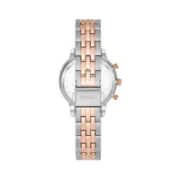 Neutra Chronograph Two-Tone Stainless Steel, Crystal & Mother-Of-Pearl Bracelet Watch ES5279