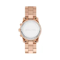 Runway Rose-Goldtone Stainless Steel Bracelet Chronograph Watch MK7352