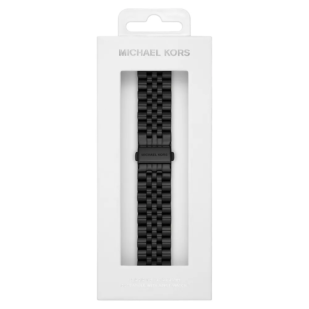 Black-Tone Stainless Steel Apple Watch Bracelet MKS8056E