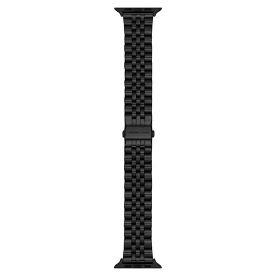 Black-Tone Stainless Steel Apple Watch Bracelet MKS8056E