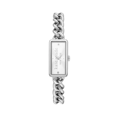 Rosedale Stainless Steel and Clear Stone Bracelet Watch KSW1809