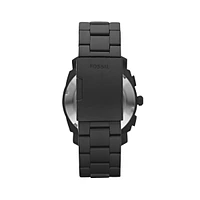 Machine Chronograph Black Stainless Steel Bracelet Watch FS6015