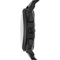 Machine Chronograph Black Stainless Steel Bracelet Watch FS6015