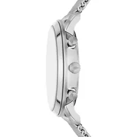 Neutra Stainless Steel Mesh Strap Chronograph Watch & Bracelet 2-Piece Box Set FS6020SET