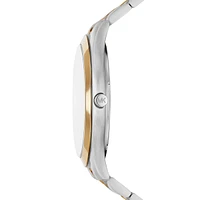 Slim Runway Two-Tone Stainless Steel Bracelet Watch MK9149