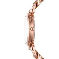 Montre-bracelet en acier inoxydable Carlie Rose Goldtone ES5330