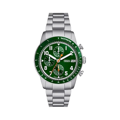 Sport Tourer Stainless Steel Bracelet Chronograph Watch FS6048
