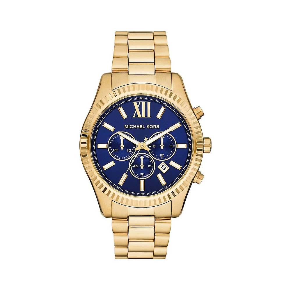 Lexington Goldtone Stainless Steel Bracelet Watch MK9153