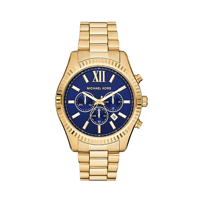 Lexington Goldtone Stainless Steel Bracelet Watch MK9153