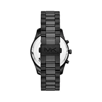 Lexington Black Stainless Steel Bracelet Chronograph Watch MK9154