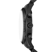 Lexington Black Stainless Steel Bracelet Chronograph Watch MK9154