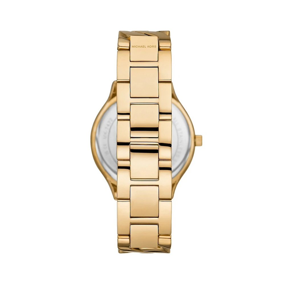 Runway Rose-Goldtone Stainless Steel Bracelet Watch MK7472