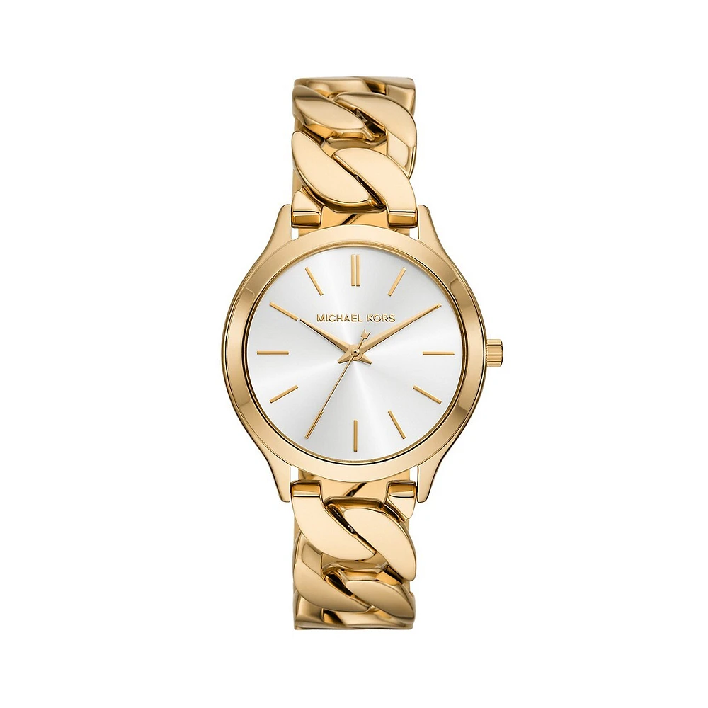 Runway Rose-Goldtone Stainless Steel Bracelet Watch MK7472