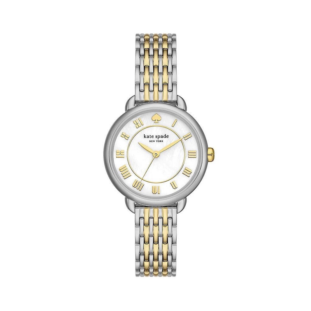 Lily Avenue Two-Tone Stainless Steel Bracelet Watch KSW1822