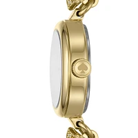 Monroe Goldtone Stainless Steel Bracelet Watch KSW1828