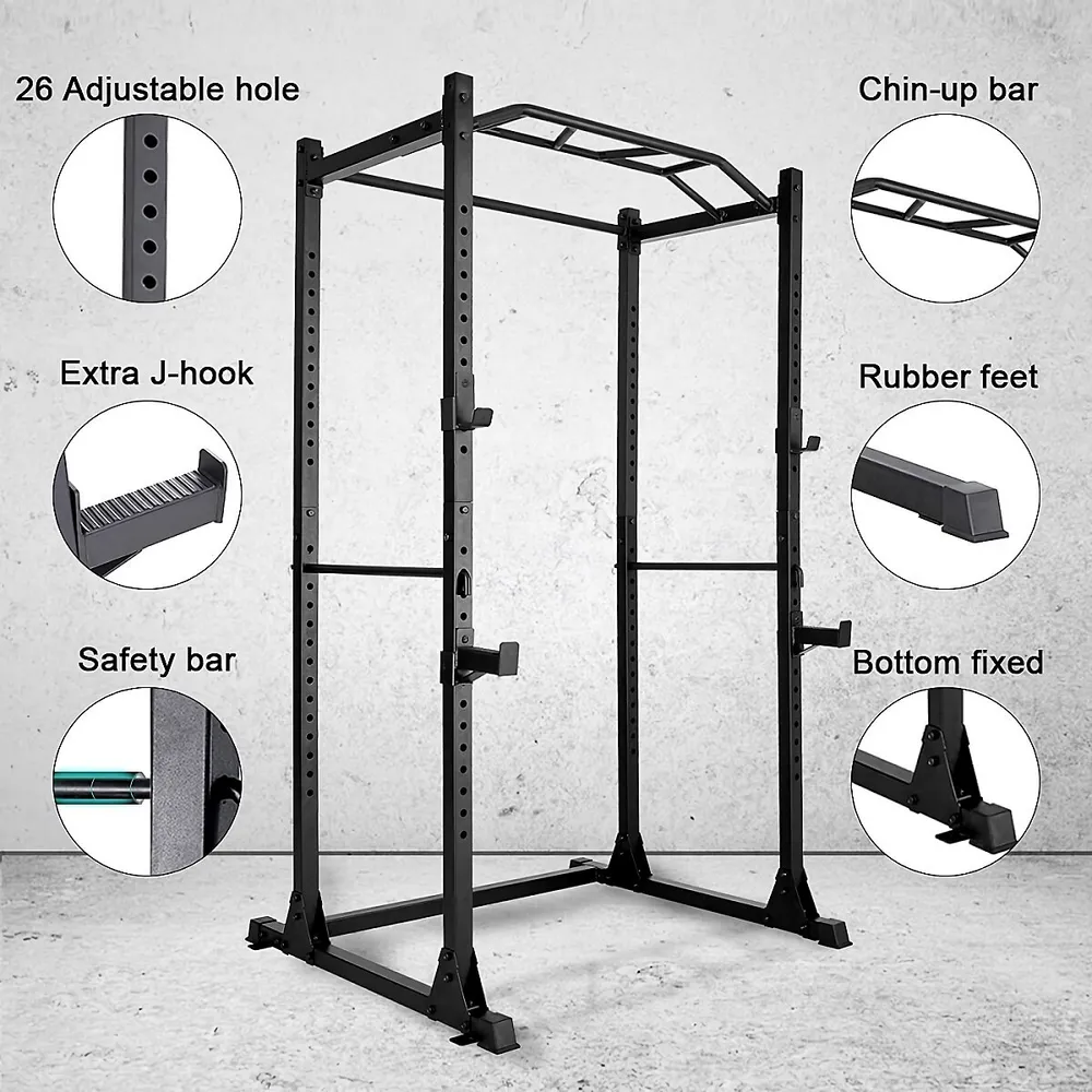 Toytexx Power Cage, Squat Rack Workout Station 1200lb Capacity