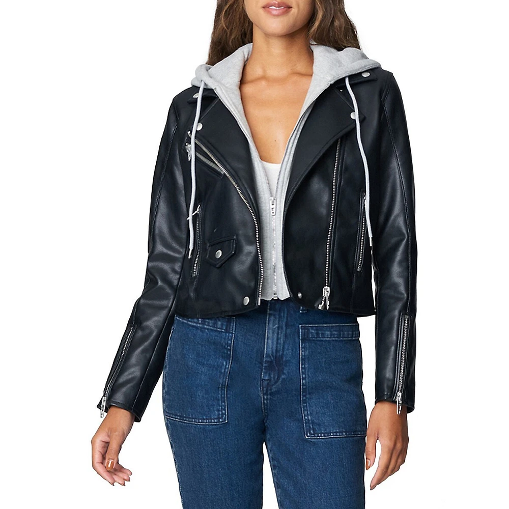 Whirlwind Twofer Vegan Leather Moto Jacket