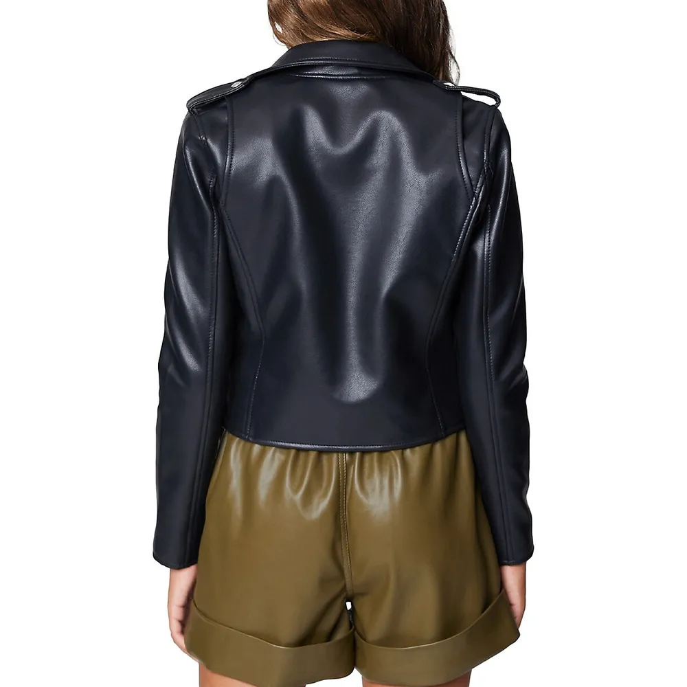 Front-Zip Crop Jacket