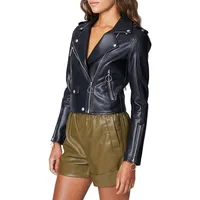 Front-Zip Crop Jacket