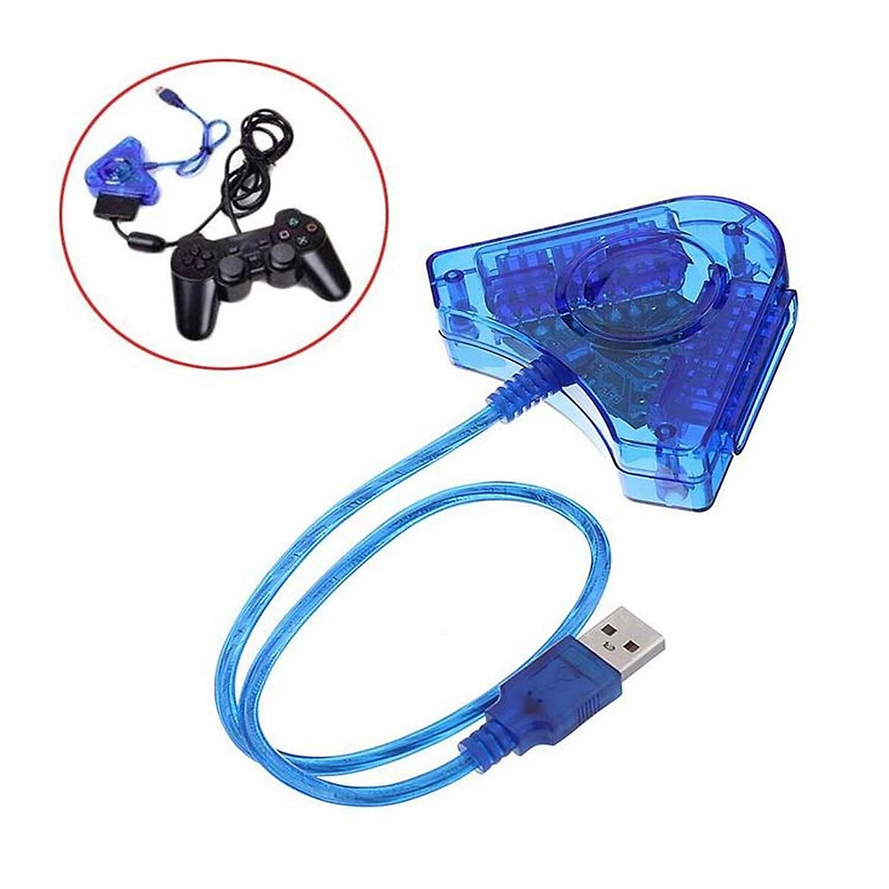 Ps1 Ps2 To Pc Usb 2.0 Controller Adapter Converter Cable Cord For Sony Ps2 Wired Controller Gamepad