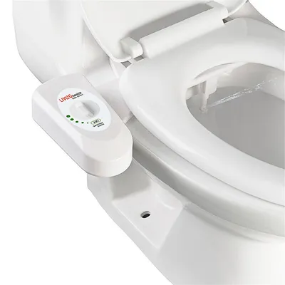 Bidet Fresh Water Spray Non-electric Mechanical Bidet Toilet With Retractable Nozzles (for Curved Tank)