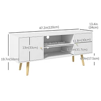 Tv Stand Cabinet For Tvs Up To 55 Inches Shelves Cupboards